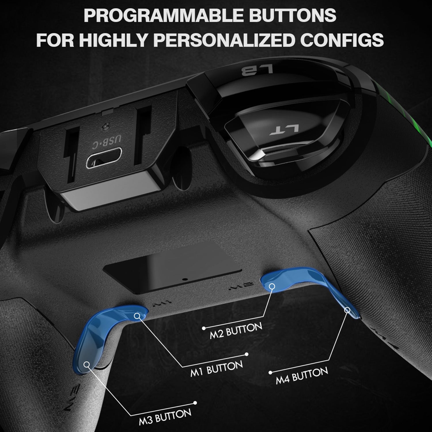 EASYSMX ESM-9110 LED Wireless PC Gamepad Programming Dongle Directly Connected to Game Controller EASYSMX ESM-9110 LED Wireless PC Gamepad Programming Dongle Directly Connected to Game Controller
